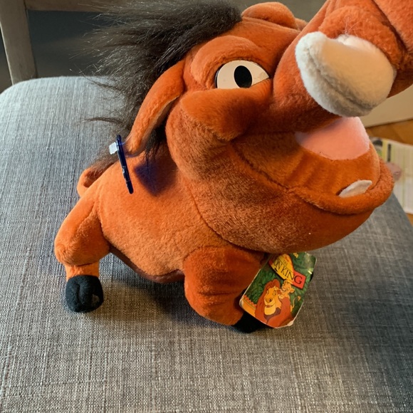 Disney Applause The Lion King Vintage Pumbaa plush - Picture 3 of 7
